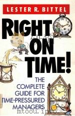 RIGHT ON TIME! PDF电子版封面 0070055858 LESTER R.BITTEL