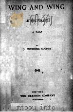 WING AND WING OR LE FEU-FOLLET A TALE（ PDF版）
