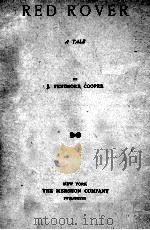 RED ROVER A TALE PDF电子版封面 J. FENIMORE COOPER