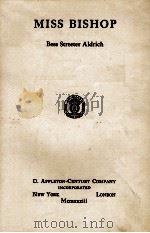 MISS BISHOP（1933 PDF版）