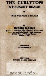 THE CURLYTOPS AT SUNSET BEACH 1924 PDF电子版封面 HOWARD R. GARIS