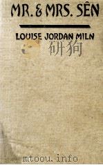 MR. & MRS. SEN（1923 PDF版）