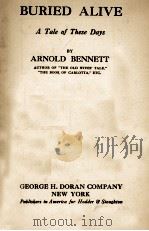BURIED ALIVE PDF电子版封面