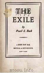 THE EXILE 1936 PDF电子版封面 PEARL S. BUCK