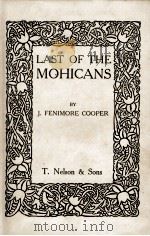 LAST OF THE MOHICANS PDF电子版封面 J. FENIMORE COOPER