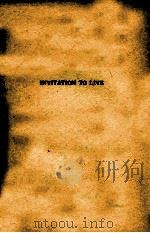 INVITATION TO LIVE（1940 PDF版）