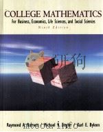 COLLEGE MATHEMATICS FOR BUSINESS ECONOMICS LIFE SCIENCES AND SOCIAL SCIENCES（ PDF版）