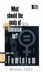 WHAT SHOULD THE GOALS OF FEMINISM BE? PDF电子版封面 1565102789