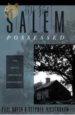 SALEM POSSESSED THE SOCIAL ORIGINS OF WITCHCRAFT PDF电子版封面