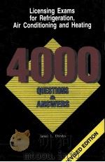 LICENSING EXAMS FOR REFRIGERATION AIR CONDITIONING AND HEATING 4000 QUESTIONS AND ANSWERS（ PDF版）