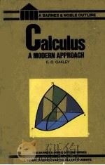 GALCULUS A MODERN APPROACH PDF电子版封面 C.O.OAKLEY