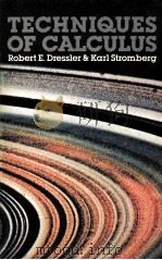 TECHNIQUES OF CALCULUS PDF电子版封面 ROBERT E.DRESSLER