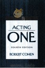 ACTING ONE FOURTH EDITION PDF电子版封面 076741859X