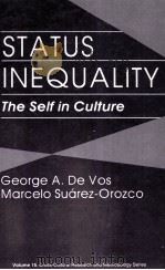 STATUS INEQUALITY THE SEIF IN CULTURE PDF电子版封面 GORGE A.DE
