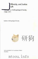 CULTURE ETHNICITY AND JUSTICE IN THE SOUTTH PDF电子版封面 0817314482