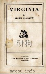 VIR GINIA PDF电子版封面 ELLEN GLASGOW