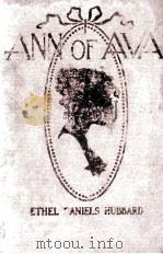 ANN OF AVA 1913 PDF电子版封面
