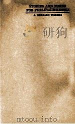 STORIES AND POEMS FOR PUBLIC ADDRESSES（1922 PDF版）