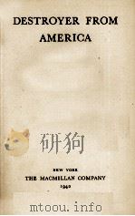 DESTROYER FROM AMERICA（1942 PDF版）