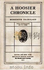 A HOOSIER CHRONICLE（1912 PDF版）