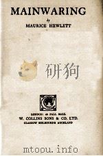 MAINWARING（1920 PDF版）