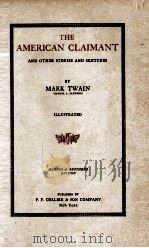 THE AMERICAN CLAIMANT PDF电子版封面 MARK TWAIN