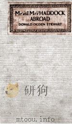 MR AND MRS HADDOCK ABROAD（1924 PDF版）