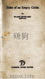 TALES OF AN EMPTY CABIN 1947 PDF电子版封面
