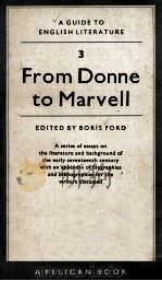 FROM DONNE TO MARVELL VOLUME 3（1956 PDF版）