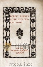 ROBERT BURNS'S COMPLETE POET-ICAL WORKS（1900 PDF版）