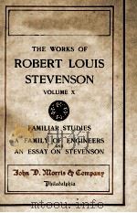 ROBERT LOUIS STEVENSON VOLUME X（1906 PDF版）