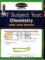 STA Subect Test:Chemistry 2005-2006 EDITION PDF电子版封面 0743265319
