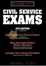 BARRON'S CIVIL SERVICE EXAMS 4TH EDITION PDF电子版封面 0764107771