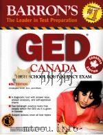 BARRON'S GED CANADA Hlgh SCHOOL EQUIVALENCY EXAM 6TH EDITION PDF电子版封面