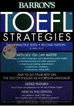 BARRON'S TOEFL STRATEGIES SECOND EDITION PDF电子版封面