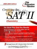 Cracking the SATⅡ:Chemistry subiect Test 2003-2004EDITION PDF电子版封面 0375762965