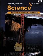 MCDOUGAL LITTELL SCIENCE FOCUS ON PHYSICAL SCIENCES PDF电子版封面 0618640967