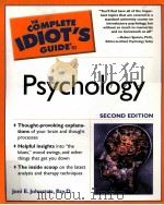 THE COMPLETE IDIOT'S GUIDE TO PSYCHOLOGY PDF电子版封面 1592570690