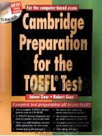 CAMBRIDGE PREPARATION FOR THE TOEFL TEST PDF电子版封面