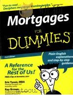 Mortgages for dummies 2nd edition PDF电子版封面 0764571923