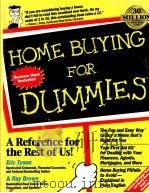 Home Buying for Dummies PDF电子版封面 1568843852