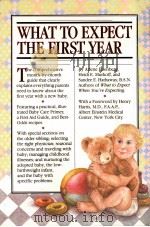 What To Expect The First Year PDF电子版封面 0894805770