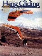 HANG GLIDING THE PUBLICATION OF THE UNTTED STATES HANG GLIDING ASSOCIATION JANUARY 1990 VOLUME.20 LS PDF电子版封面