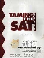 TAMING THE SAT STUDY GUIDE     PDF电子版封面     