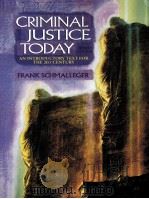 CRIMINAL JUSTICE TODAY FOURTH EDITION PDF电子版封面