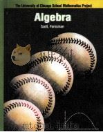 The University of Chicago School Mathematics Project Algebra PDF电子版封面