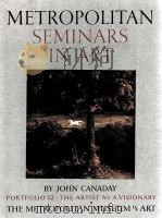 METROPOLITAN SEMINARS IN ART Portfolio Ⅰ2·The Artist by John Canaday PDF电子版封面