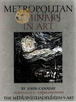 METROPOLITAN SEMINARS IN ART Portfolio 3·Expressionism by John Canaday PDF电子版封面