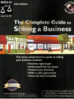 The Complete Guide to Selling a Business 2nd edition PDF电子版封面 1413303625