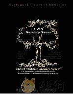 UMLS Knowledge Sources National Library of Medicine PDF电子版封面